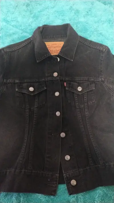 Chaqueta denim trucker vintage - miniatura 6