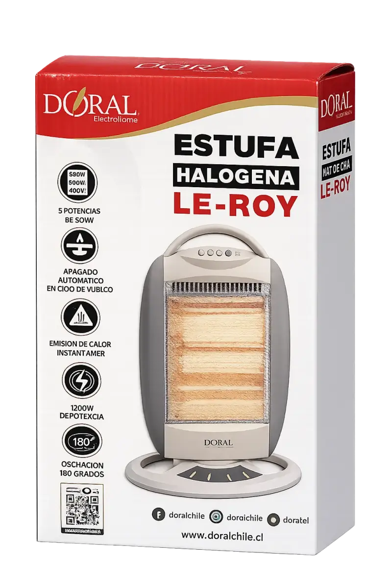 Estufa halógena Doral Le-Roy - 2