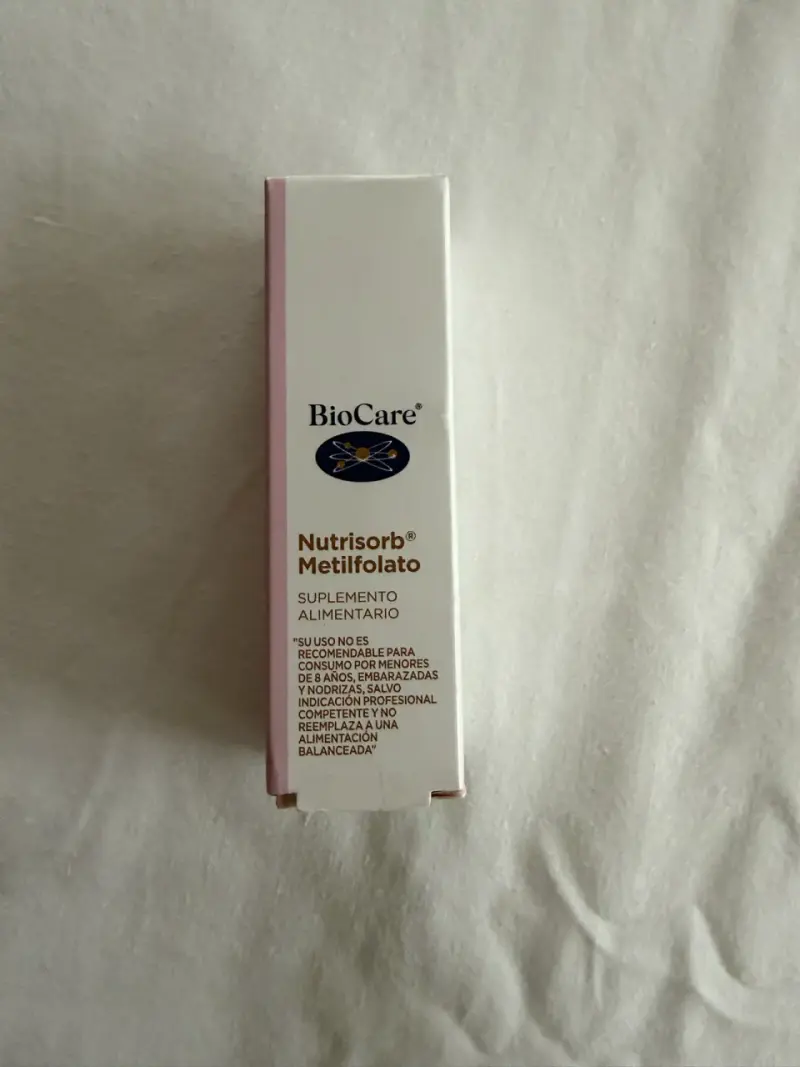 Suplemento Nutrisorb Metilfolato BioCare - 1
