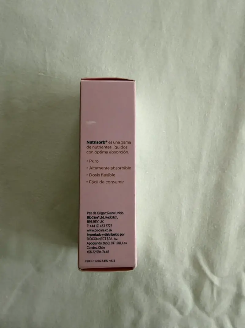 Suplemento Nutrisorb Metilfolato BioCare - 4