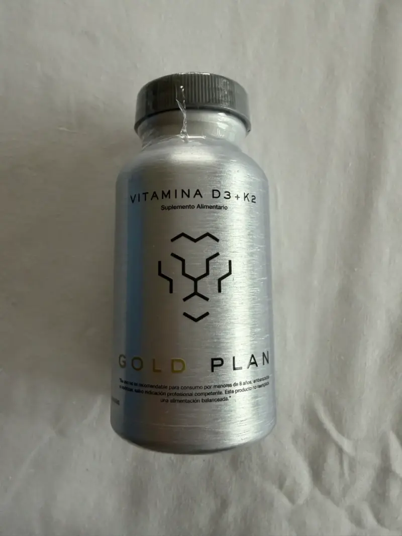 Suplemento Vitamina D3 + K2 Gold Plan - 1