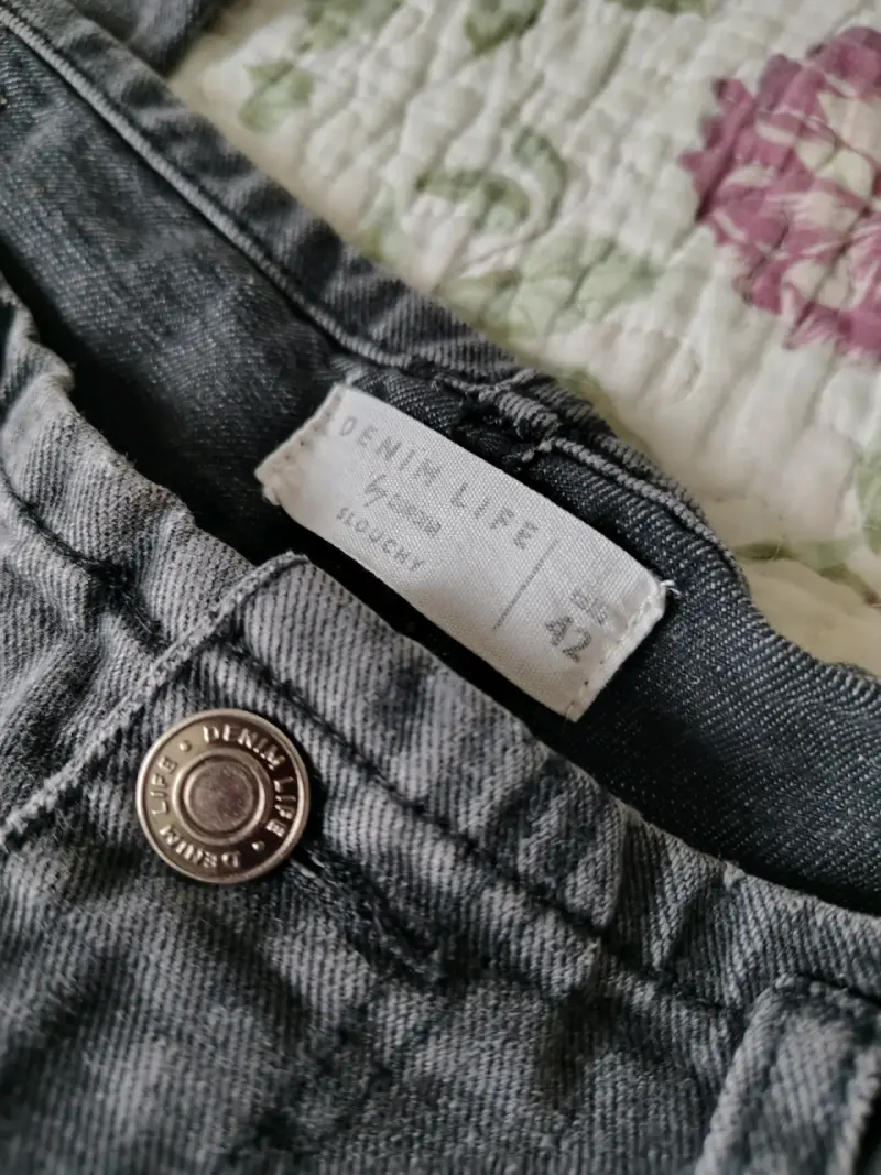 Jeans gris de mezclilla - 2