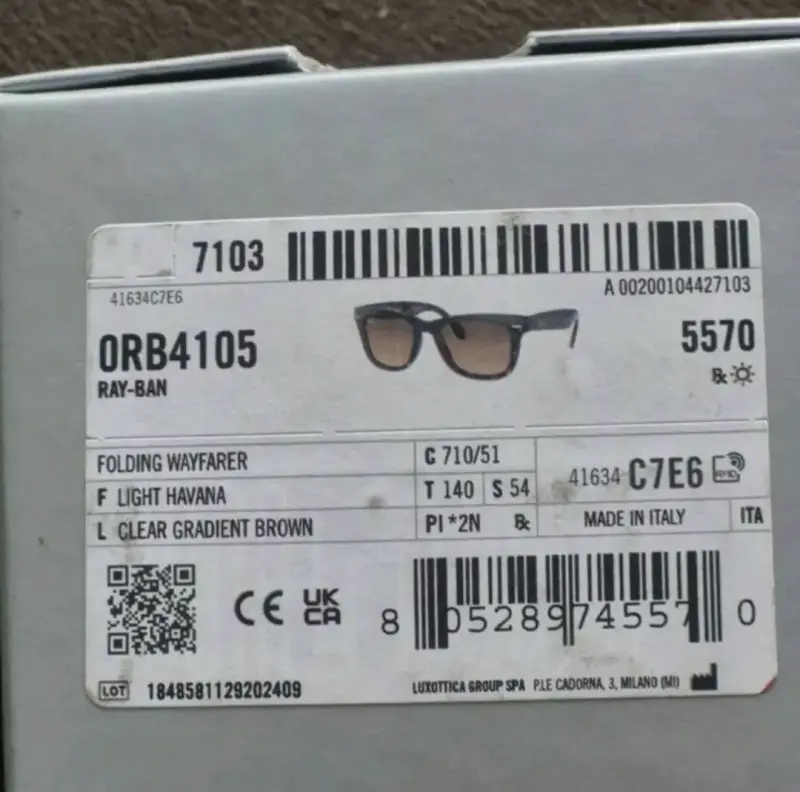 Lentes de sol Ray-Ban en caja - 2