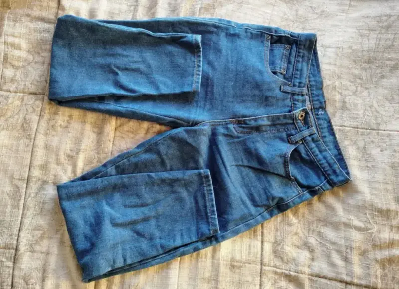 Jeans azul medio uso - 1