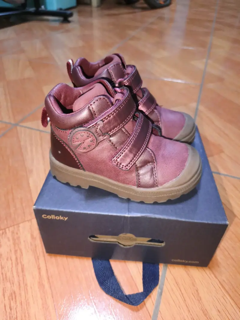 Botines burdeo para niña N°23 - 2