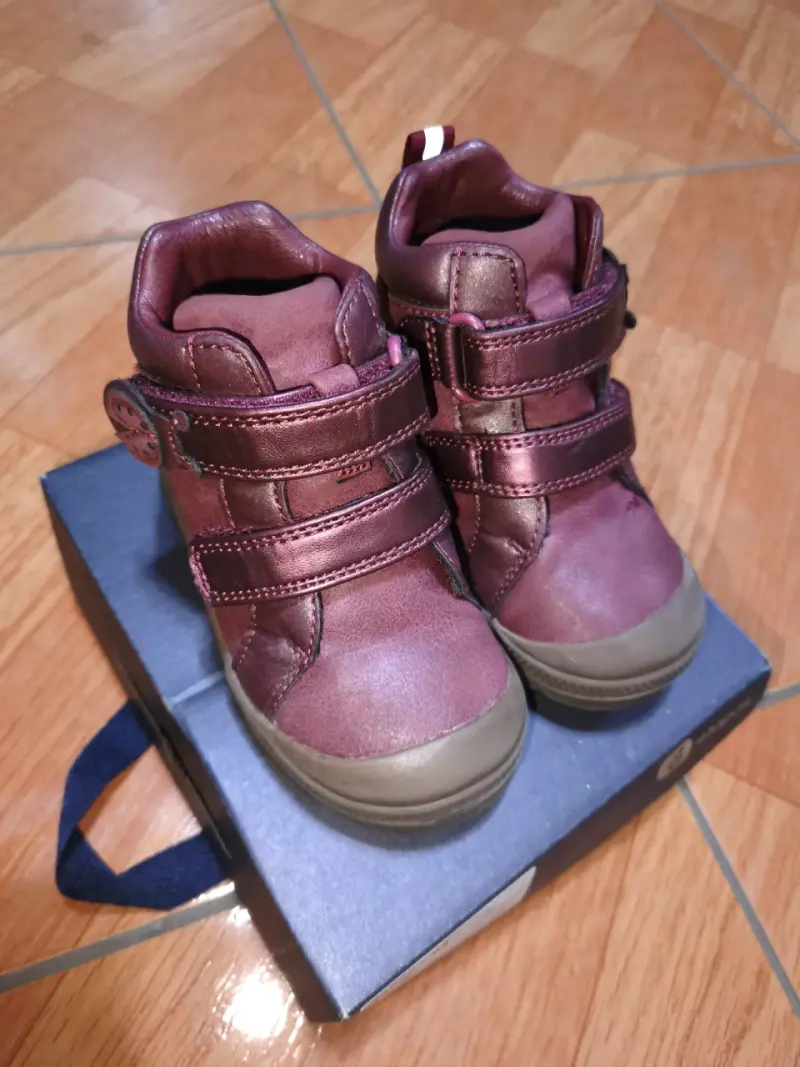 Botines burdeo para niña N°23 - 3