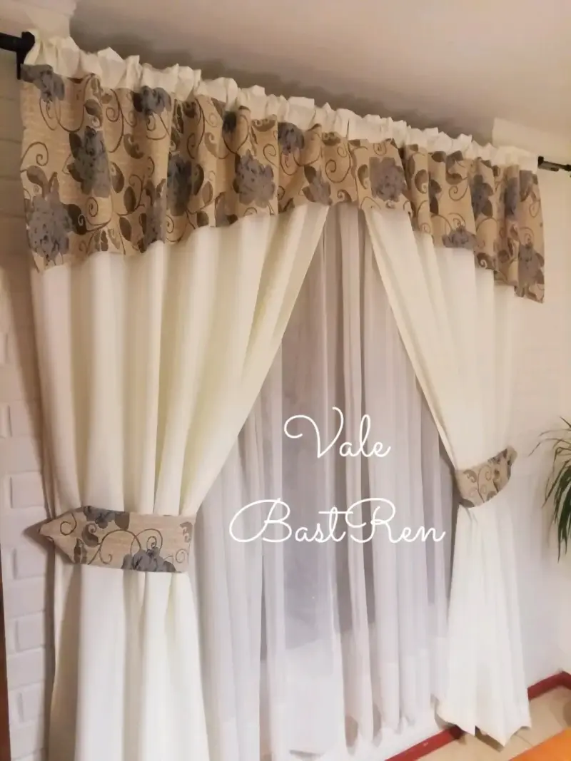 Cortinas con y sin cenefa - 1