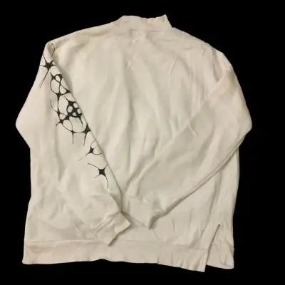 Polerón blanco con estampado artístico - miniatura 2
