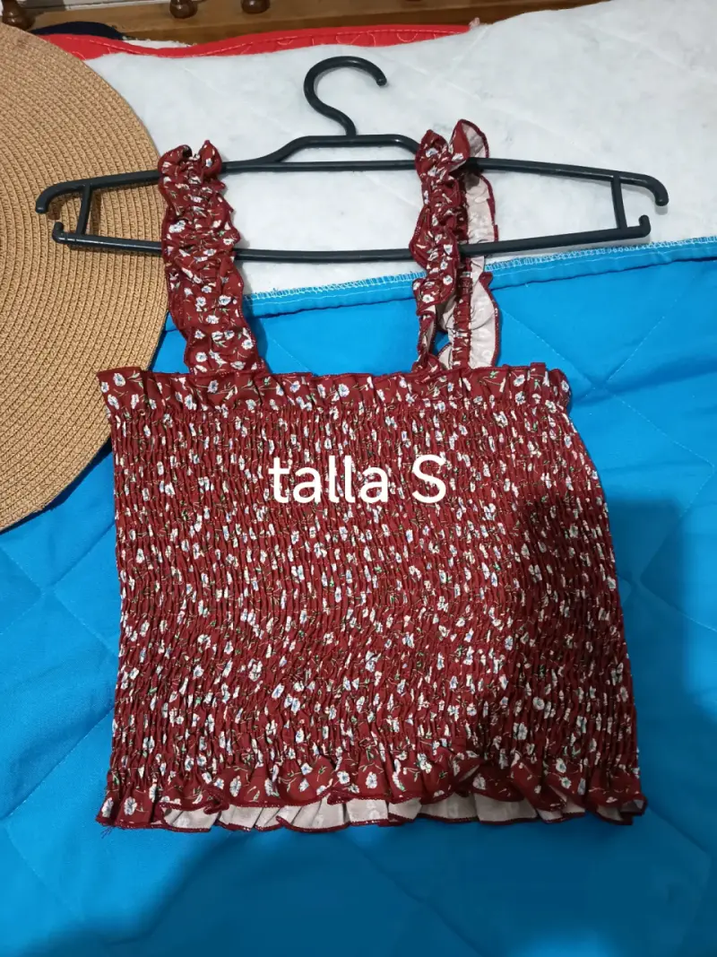 Enterito corto coral talla M - 2