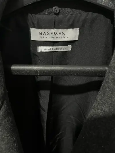 Abrigo gris Basement lana - miniatura 2