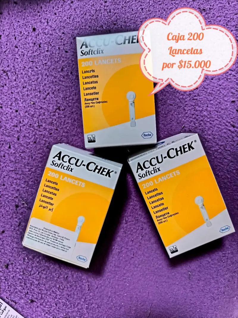 Caja de 200 lancetas Accu-Chek