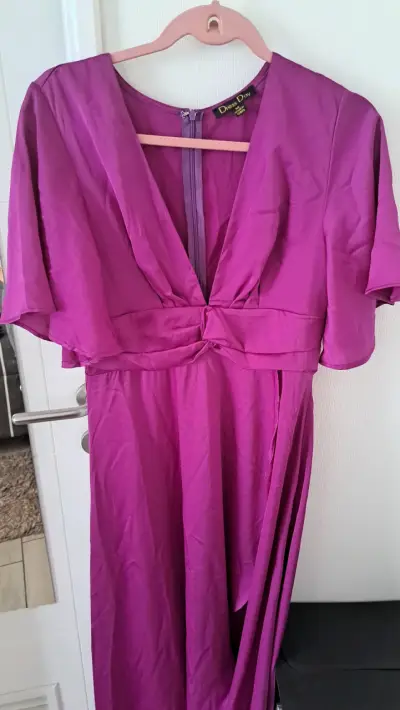 Vestido largo morado - miniatura 4