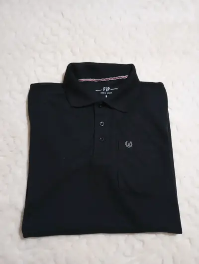 Polo negro hombre FSP - miniatura 1
