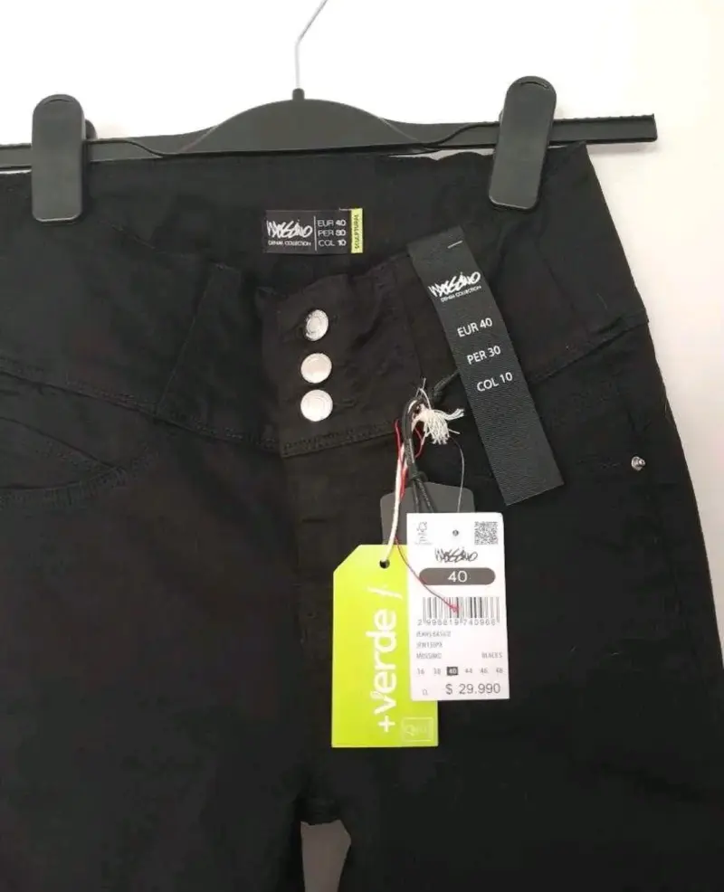 Pantalones negros con etiqueta Mossimo - 2