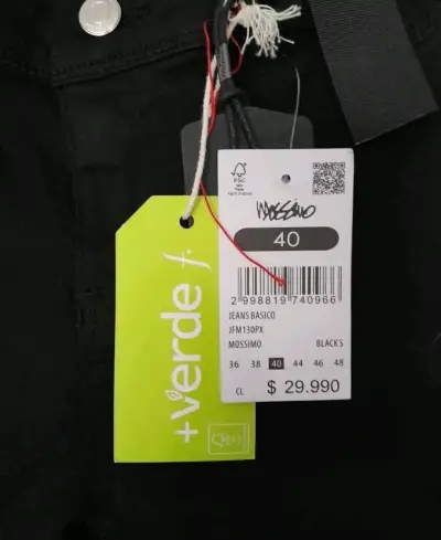 Pantalones negros con etiqueta Mossimo - miniatura 3
