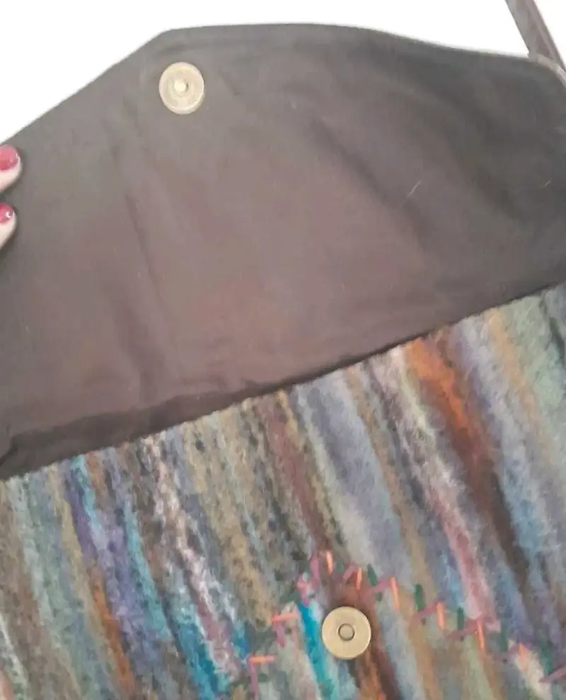Cartera bandolera de cuero rockford - 4