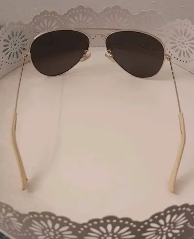 Gafas de sol aviador doradas ricky sarkany - miniatura 2