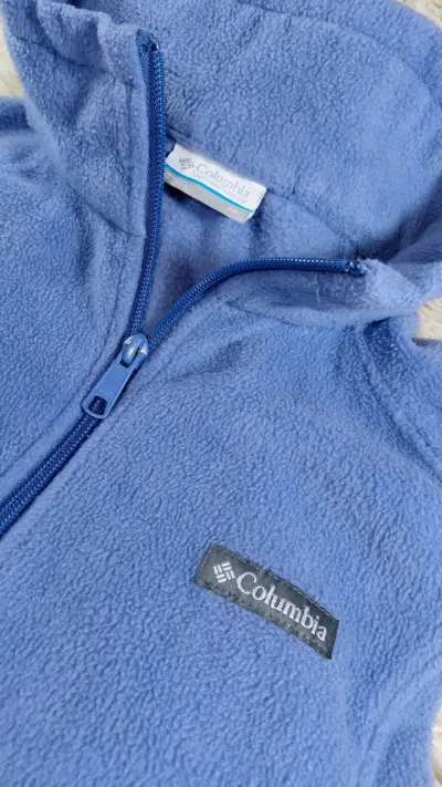 Polar azul Columbia con cierre ,XL - miniatura 1
