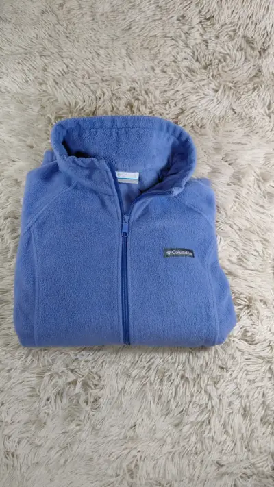 Polar azul Columbia con cierre ,XL - miniatura 3