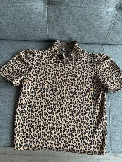 Blusa Zara Animal Print - miniatura 3