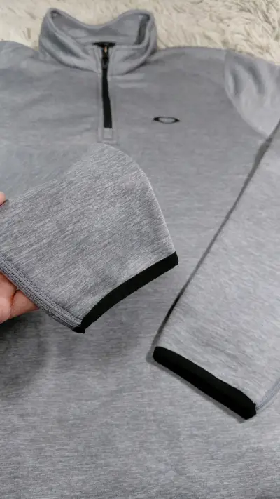 Polerón OAKLEY gris con cierre - miniatura 3