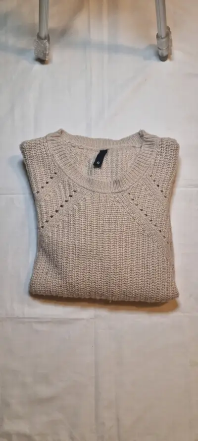 Suéter beige tejido S/M - miniatura 1