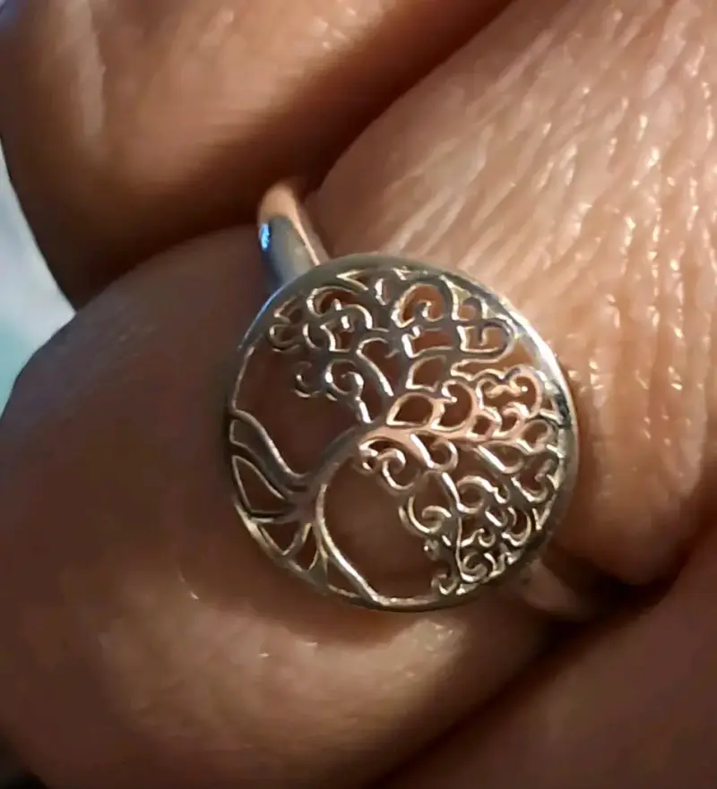 Anillo de plata Árbol de la Vida - 1
