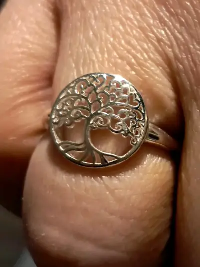 Anillo de plata Árbol de la Vida - miniatura 2