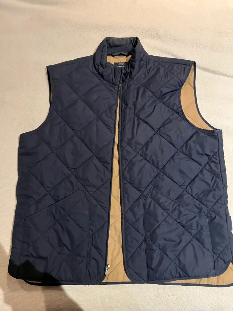 Chaqueta JCREW original 1 uso talla L reversible - 1