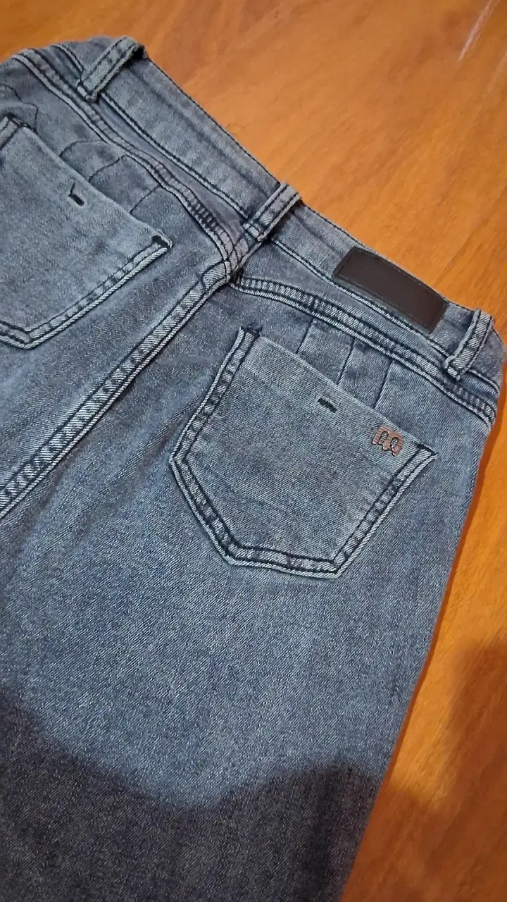 Jeans menina gris - 3
