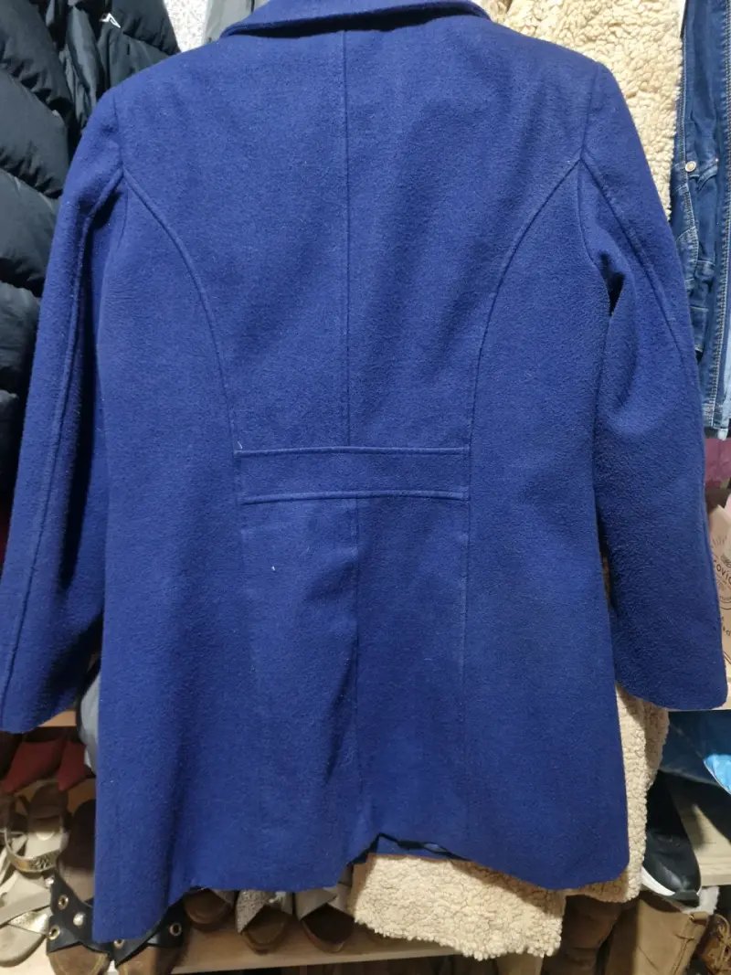 Abrigo azul elegante - 2