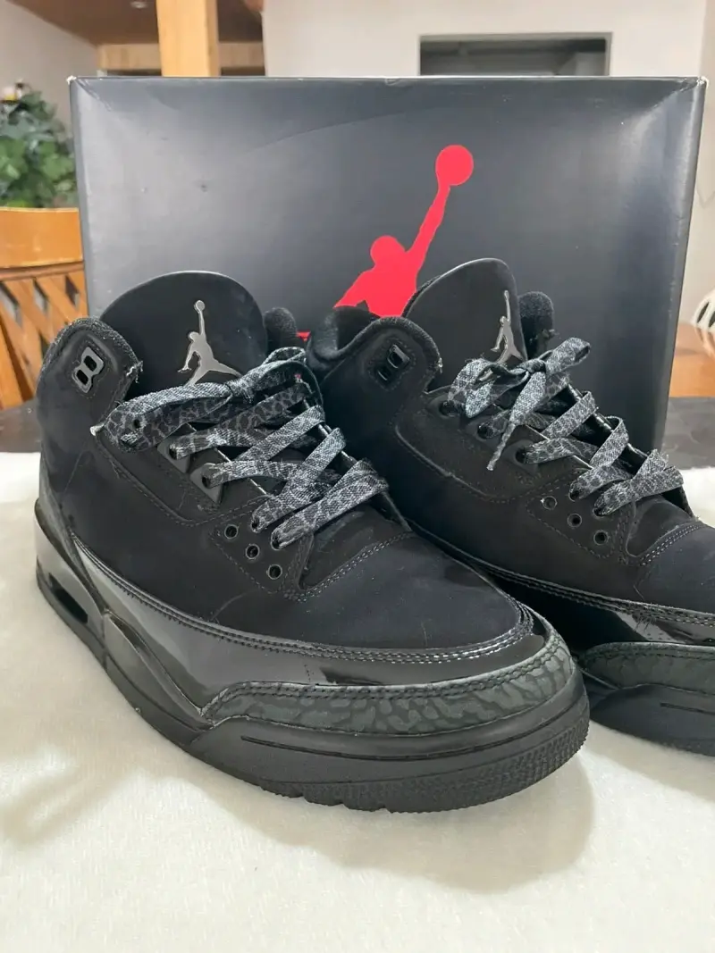 Jordan r3 black cat ORIGINALES - 2
