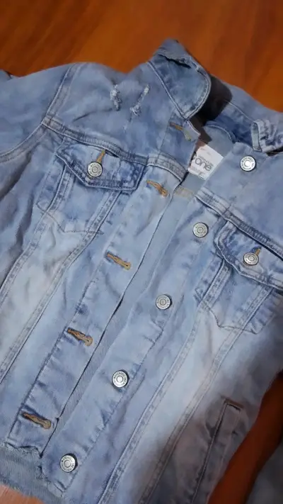 Chaqueta de mezclilla azul - miniatura 2