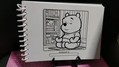Libro para colorear Pooh - miniatura 2