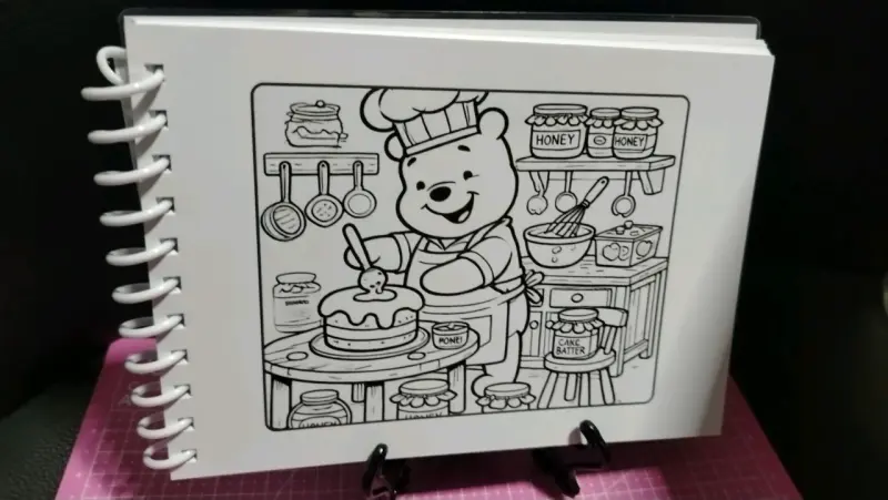 Libro para colorear Pooh - 3