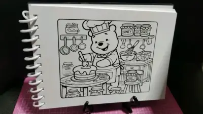 Libro para colorear Pooh - miniatura 3