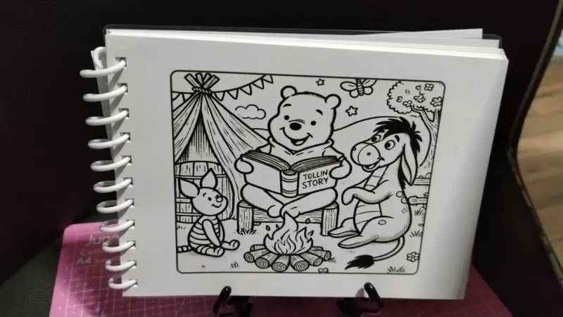 Libro para colorear Pooh - 4