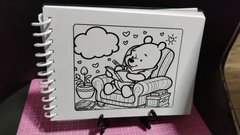 Libro para colorear Pooh - 5