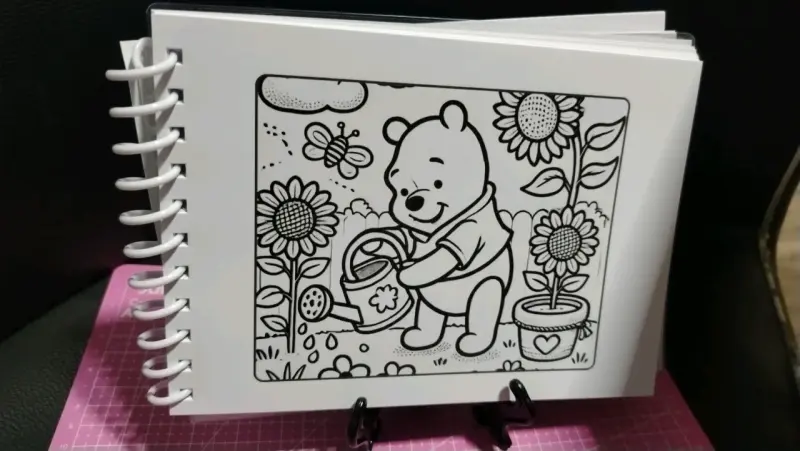 Libro para colorear Pooh - 6
