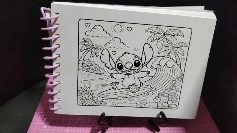 Libro para colorear de Stitch - 3