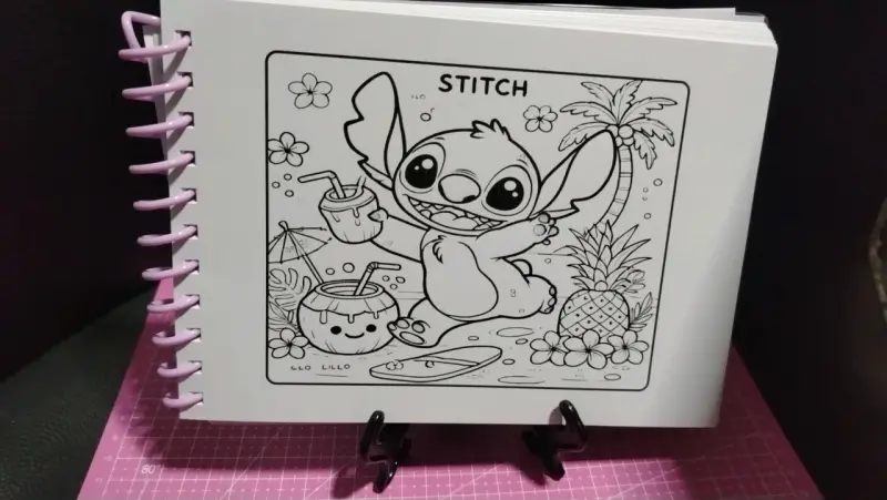 Libro para colorear de Stitch - 4
