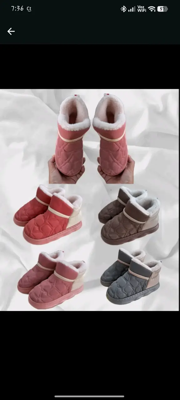 Botas de casa acolchadas - 1