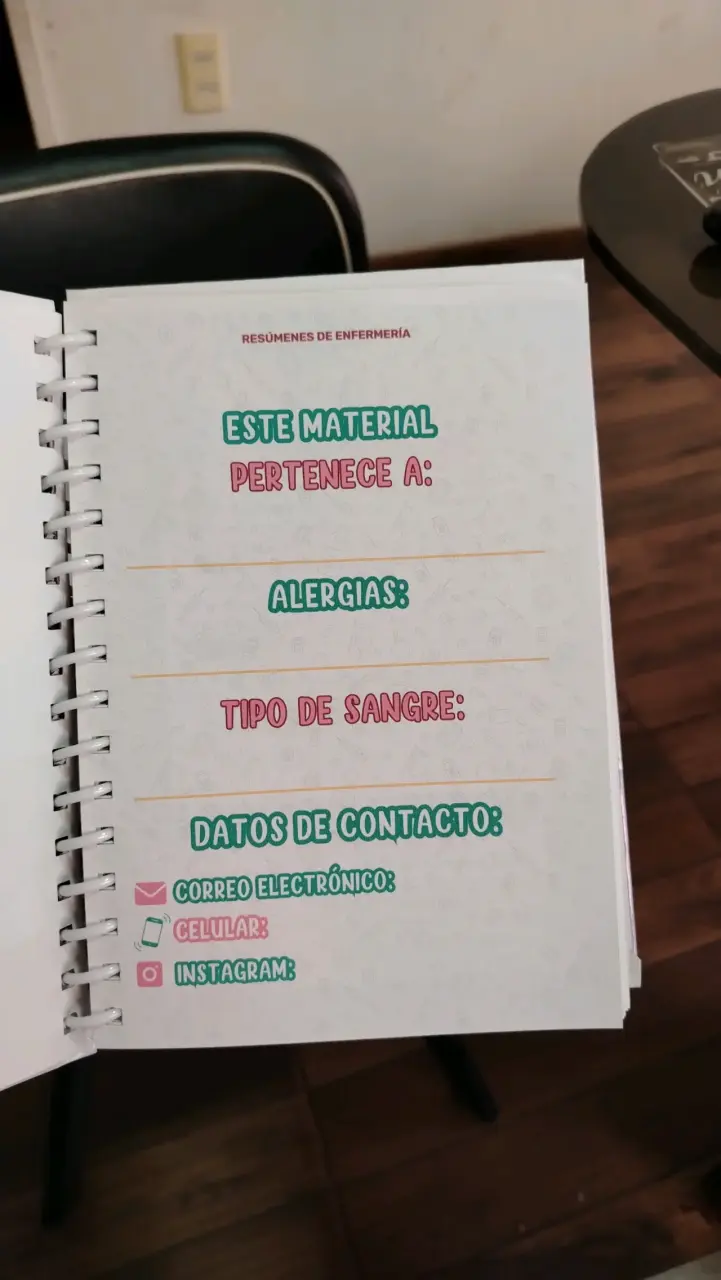 Cuaderno de resumen de enfermería - 3