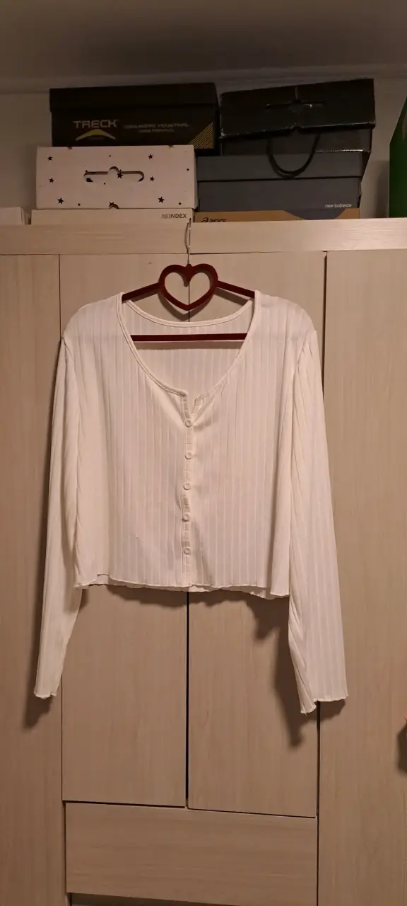Blusa o chaleco blanco