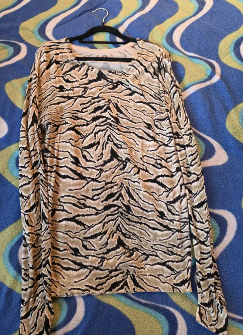 Suéter estampado animal print - 1
