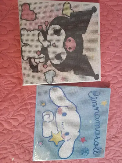 Cuadros de diamantes Kuromi y Cinnamoroll - miniatura 1