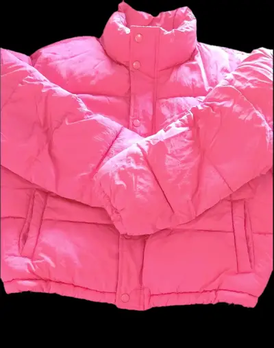 Parka beige con capucha peluda - miniatura 2