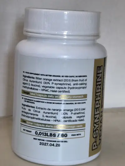 Suplemento P-Sinefrina Natural Beast - miniatura 2