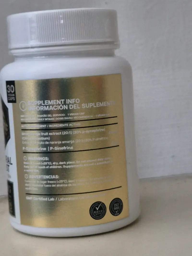 Suplemento P-Sinefrina Natural Beast - 3