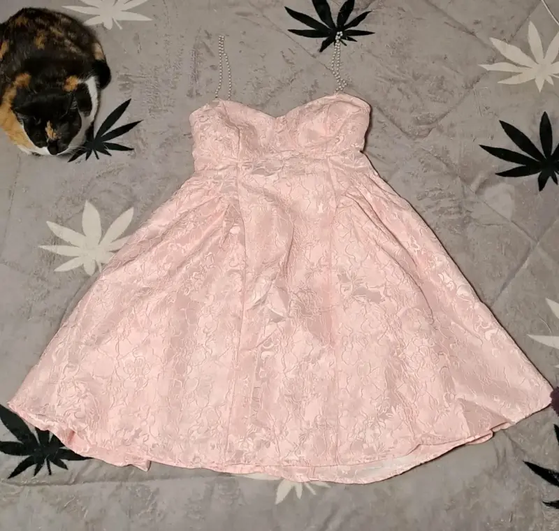 Vestido rosa de fiesta